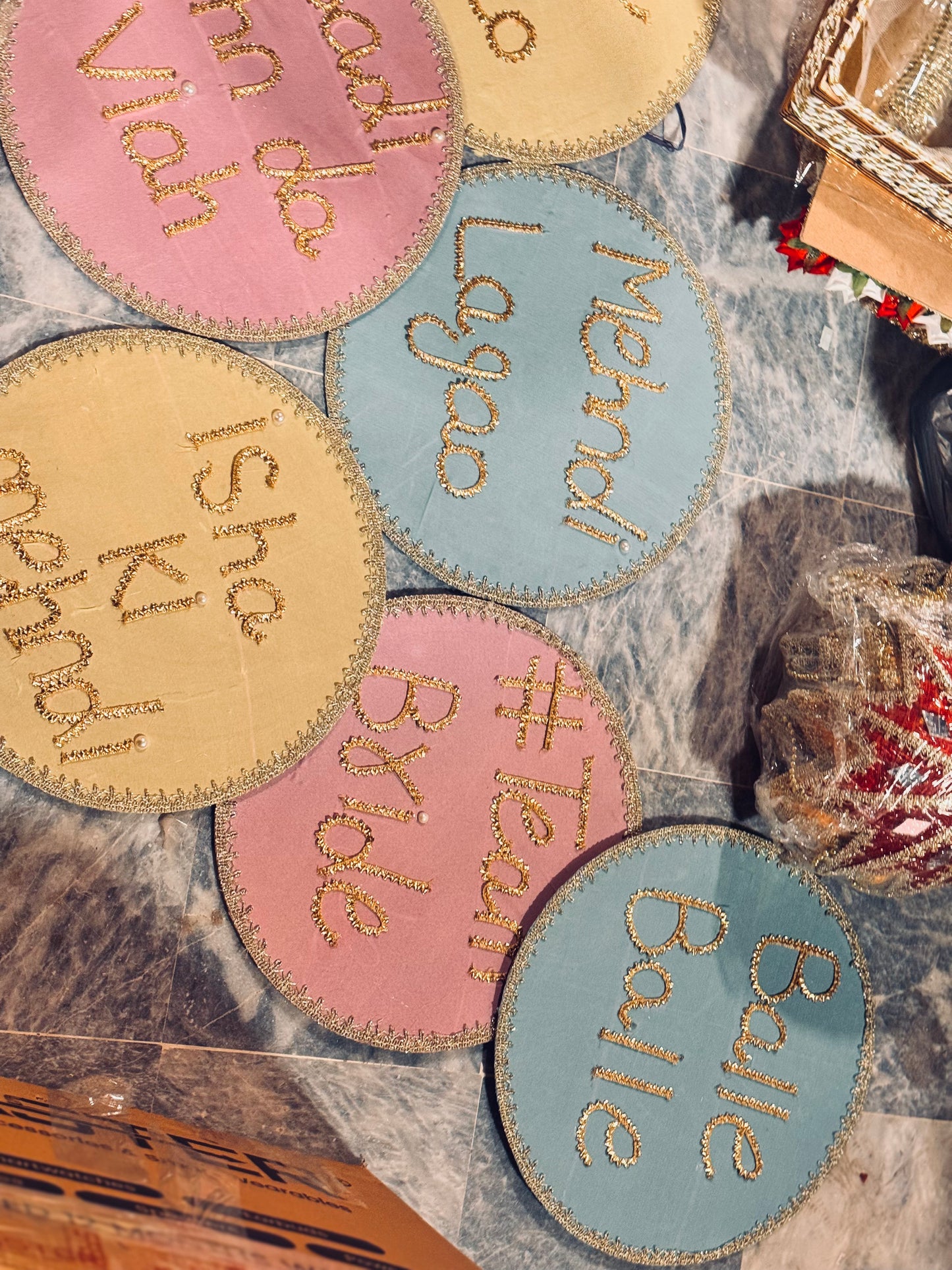 Velvet Hand Props Pastel Theme
