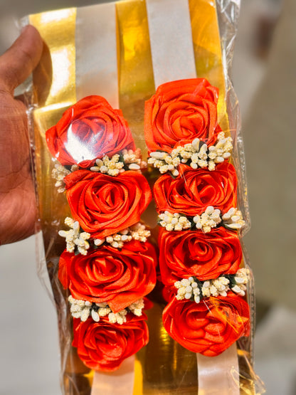 Ribbon Flower Gajray Pair