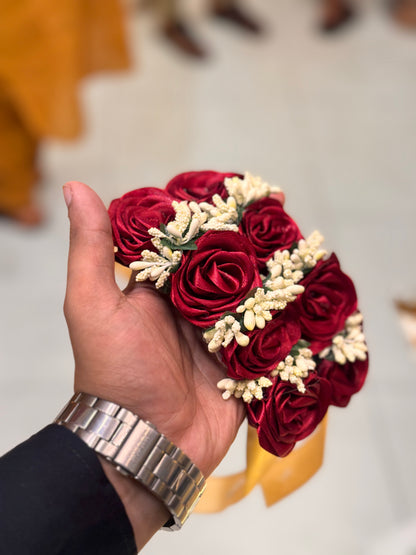 Ribbon Flower Gajray Pair