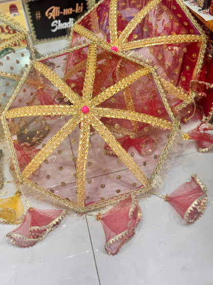 Decorative Umbrella with Tessels