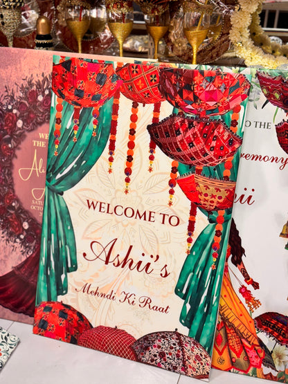 Mehndi Panaflex Boards