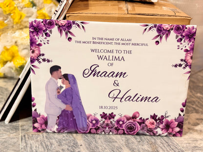 Wedding Panaflex Boards