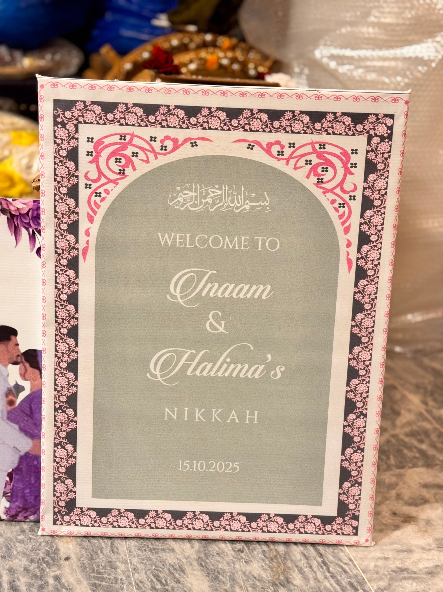 Wedding Panaflex Boards