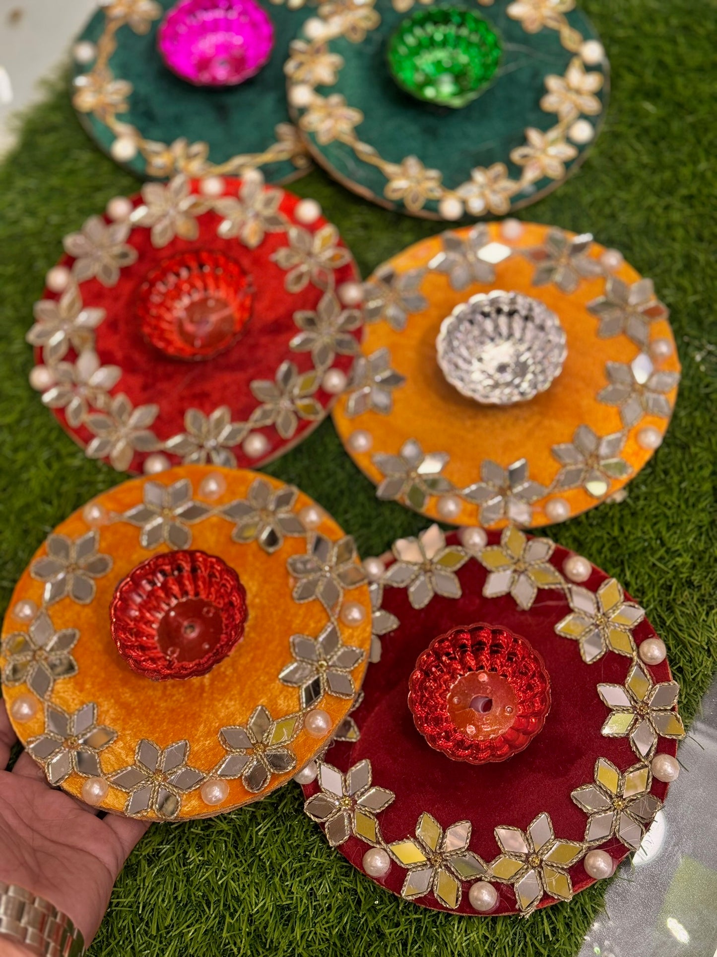 Mini Plates Pack of 6 Design 1