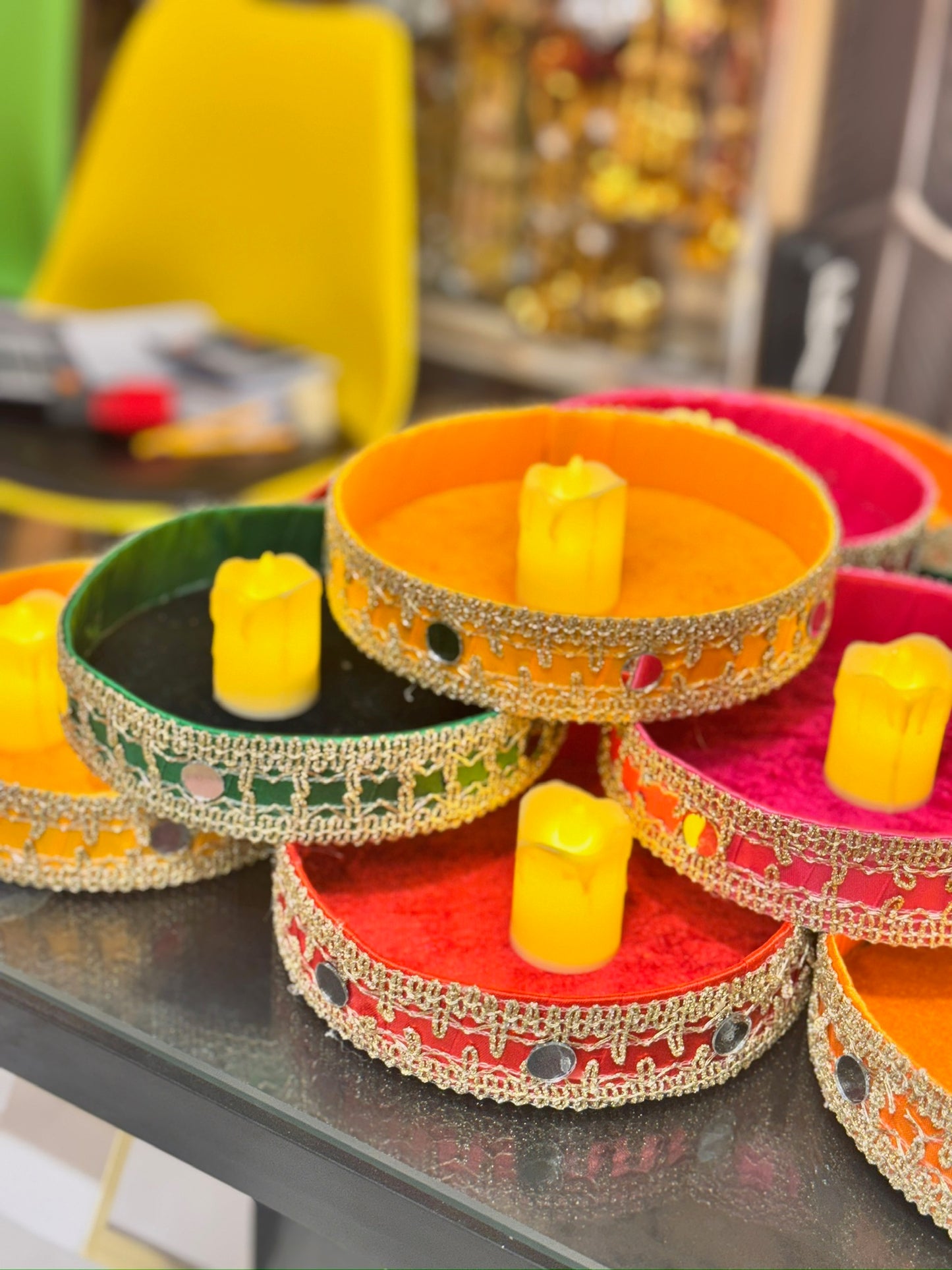 Round Velvet Plate