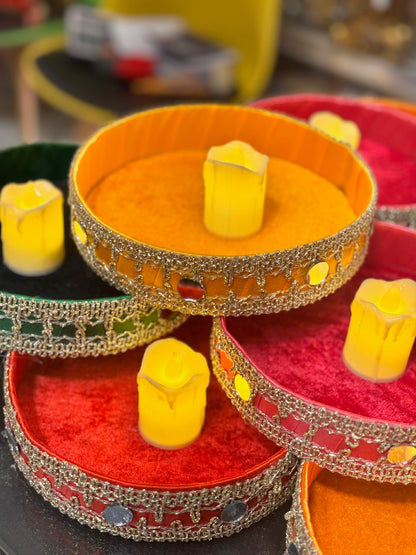 Round Velvet Plate
