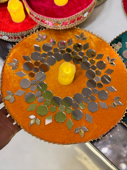 Round Mirror Plate