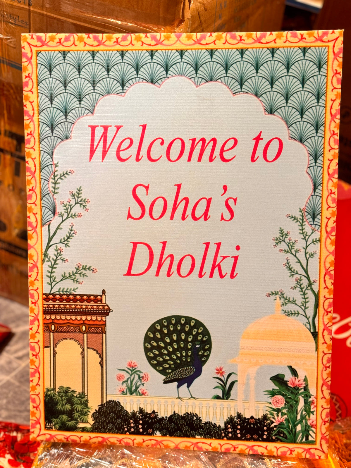 Dholki Board Pastel Theme
