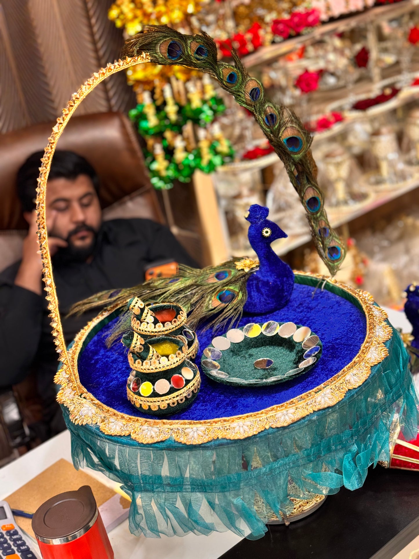Peacock Theme Thaal