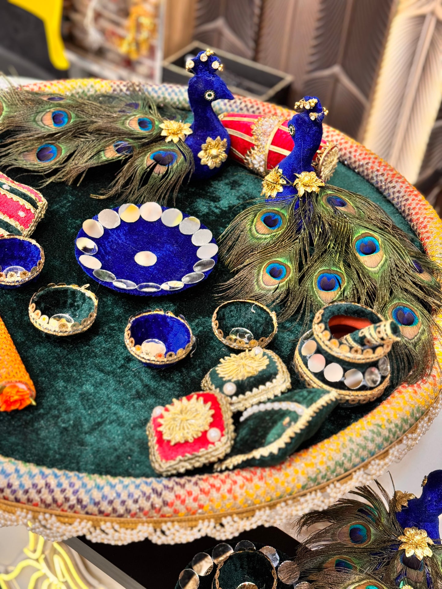 Double  Peacock Theme Thaal