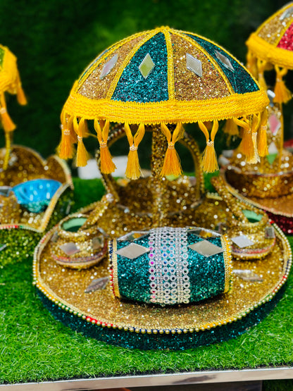Glitter Umberalla Rasam Thaal