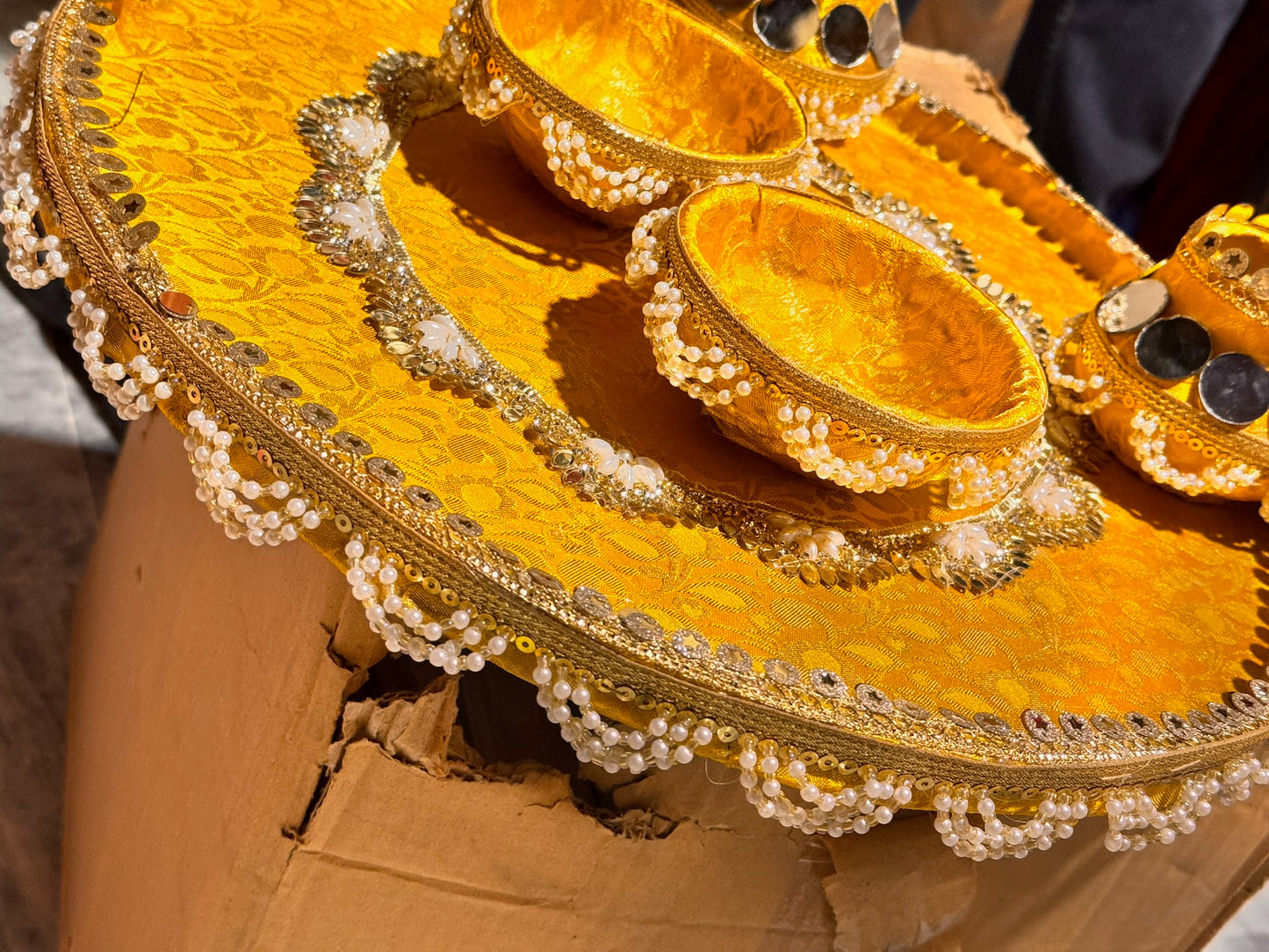 Mehndi Plate Design Thaal