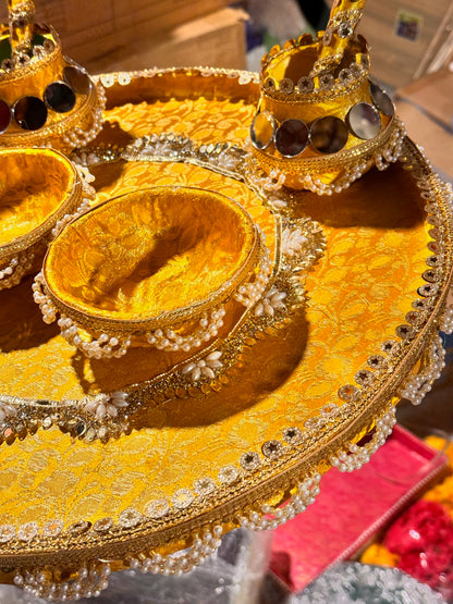 Mehndi Plate Design Thaal