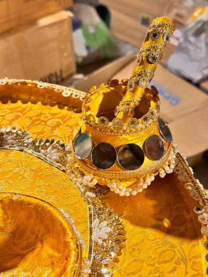 Mehndi Plate Design Thaal