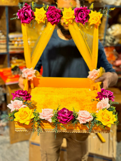 Velvet Floral Basket