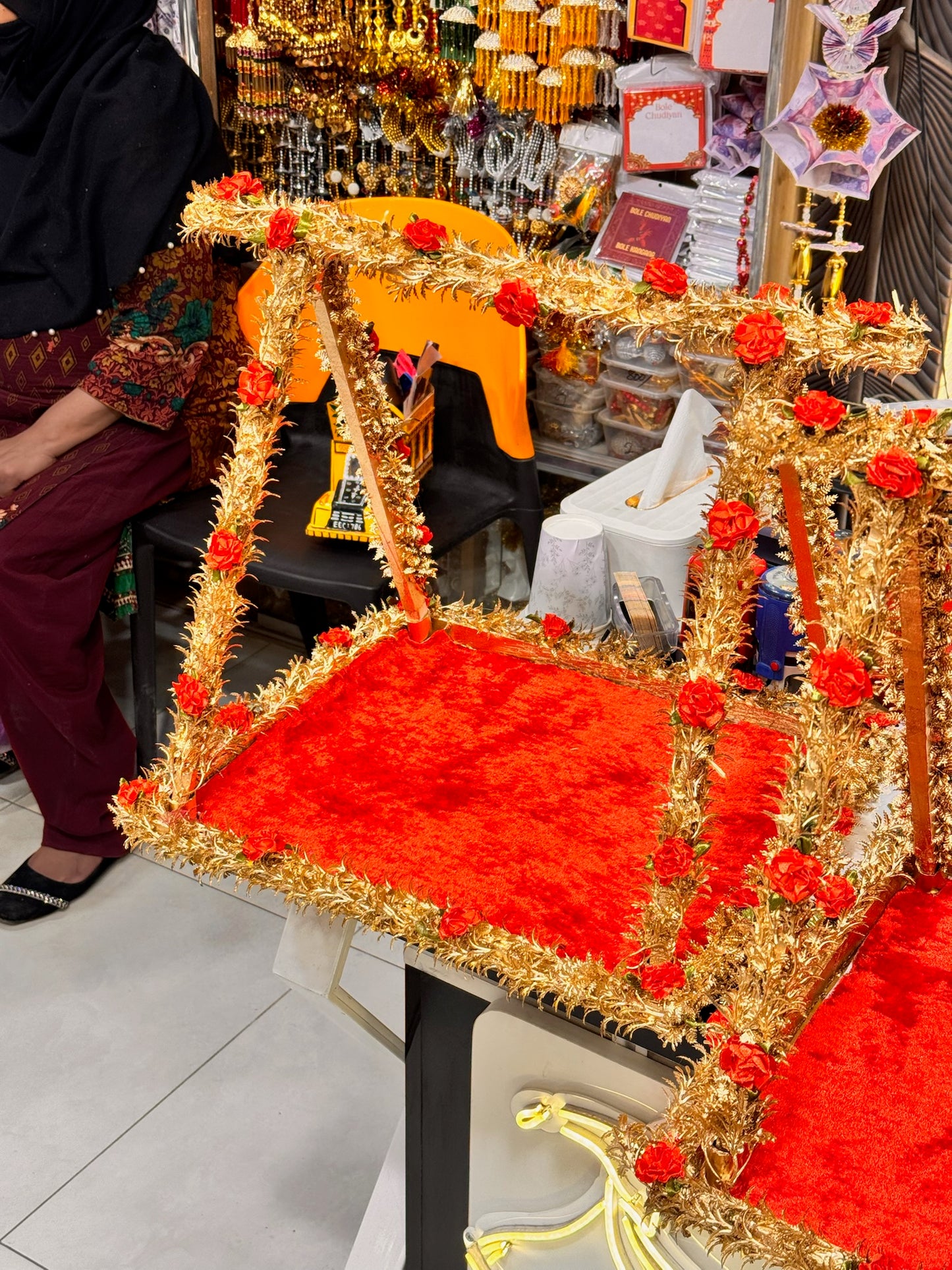 Velvet Gold Basket