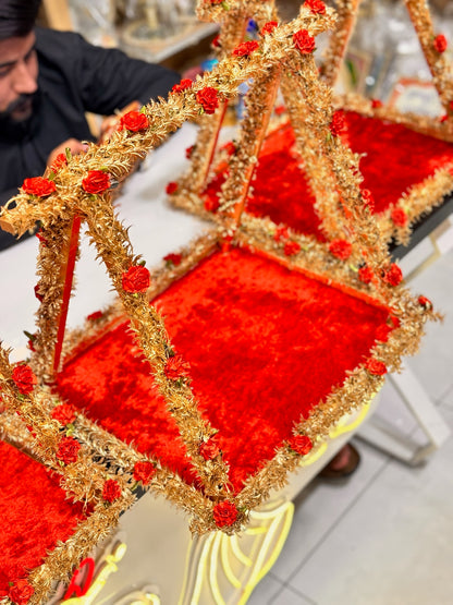 Velvet Gold Basket