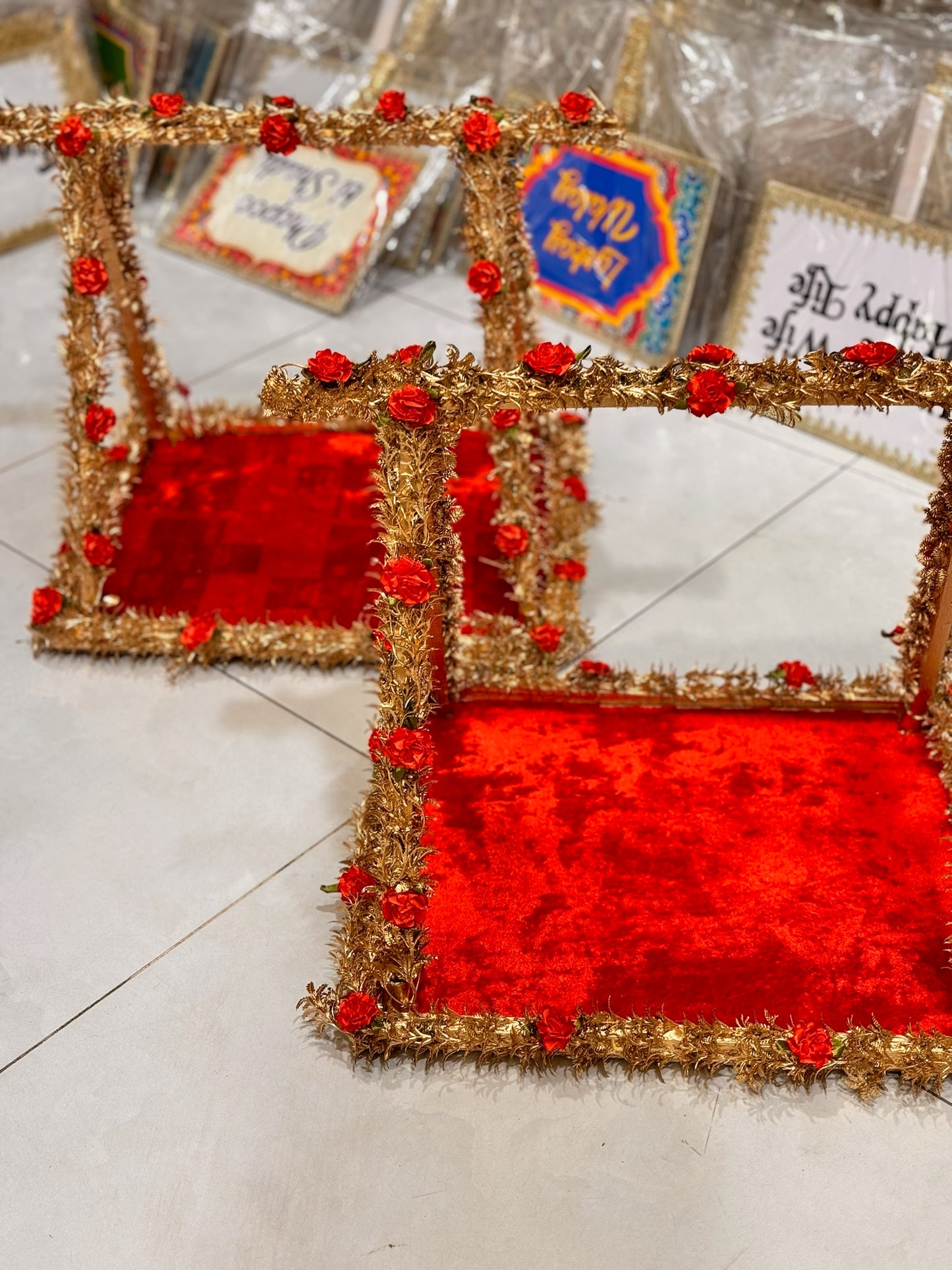 Velvet Gold Basket