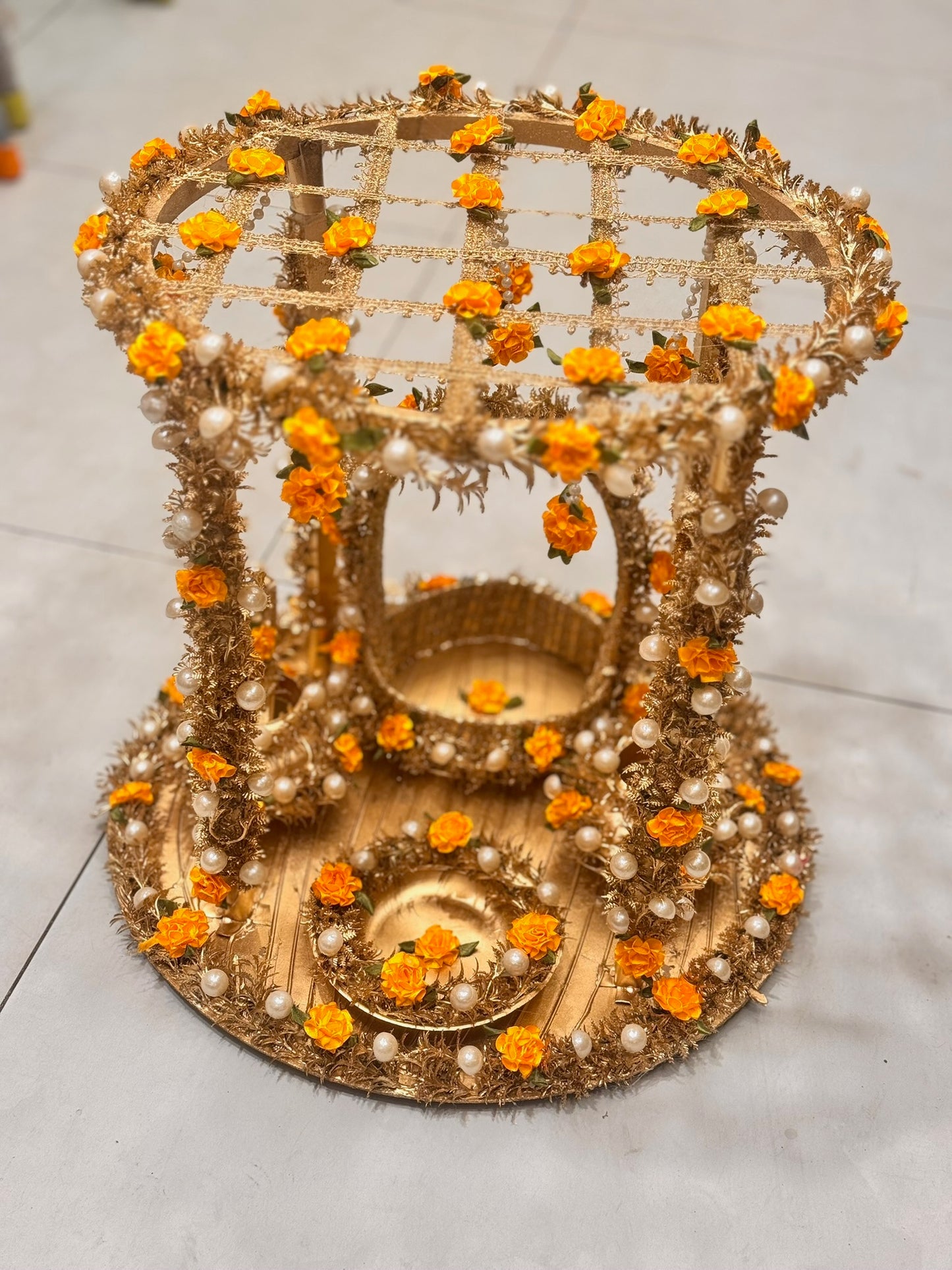 Gold Work  Upper Round Thaal