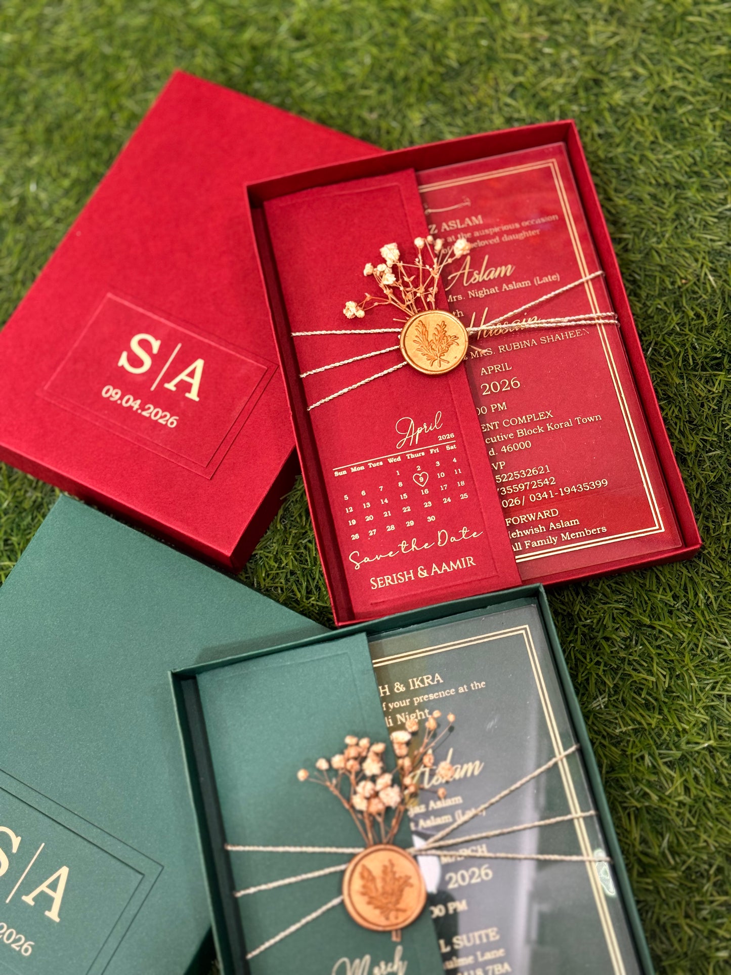 Color Boxed Cards