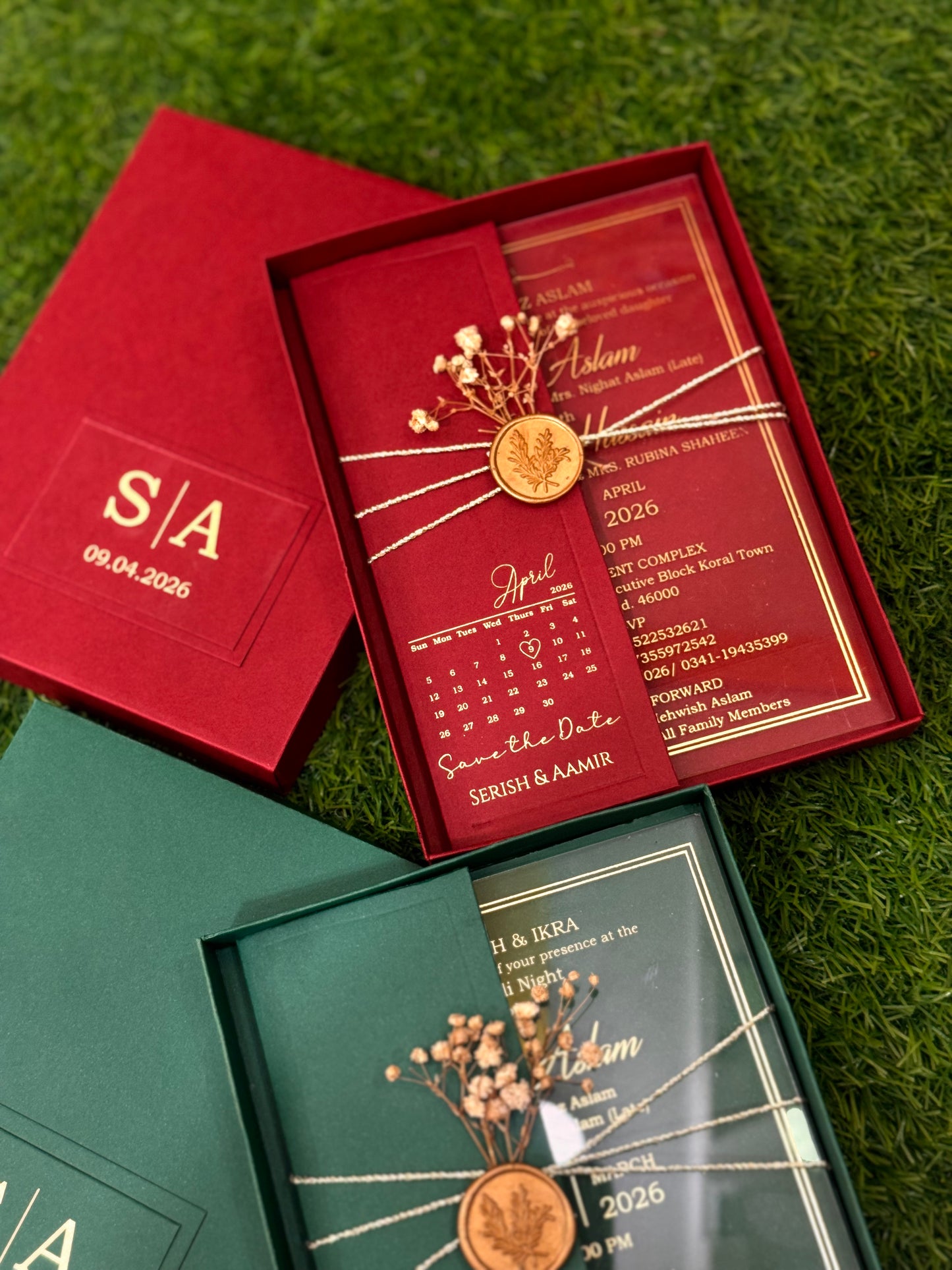 Color Boxed Cards