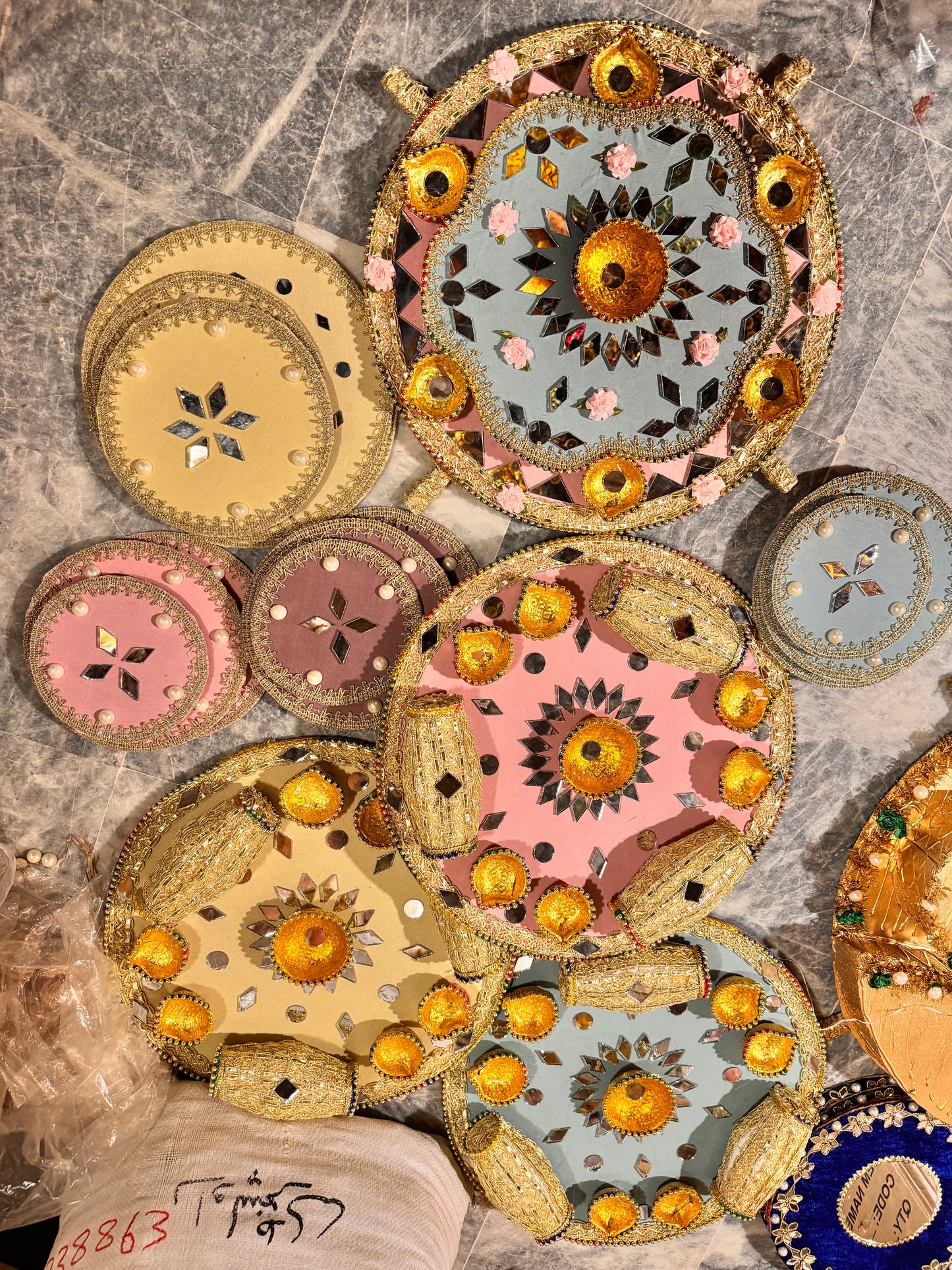 Diya Plate Pastel Theme