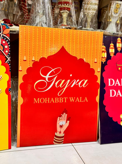 Mehndi Bazar Boards