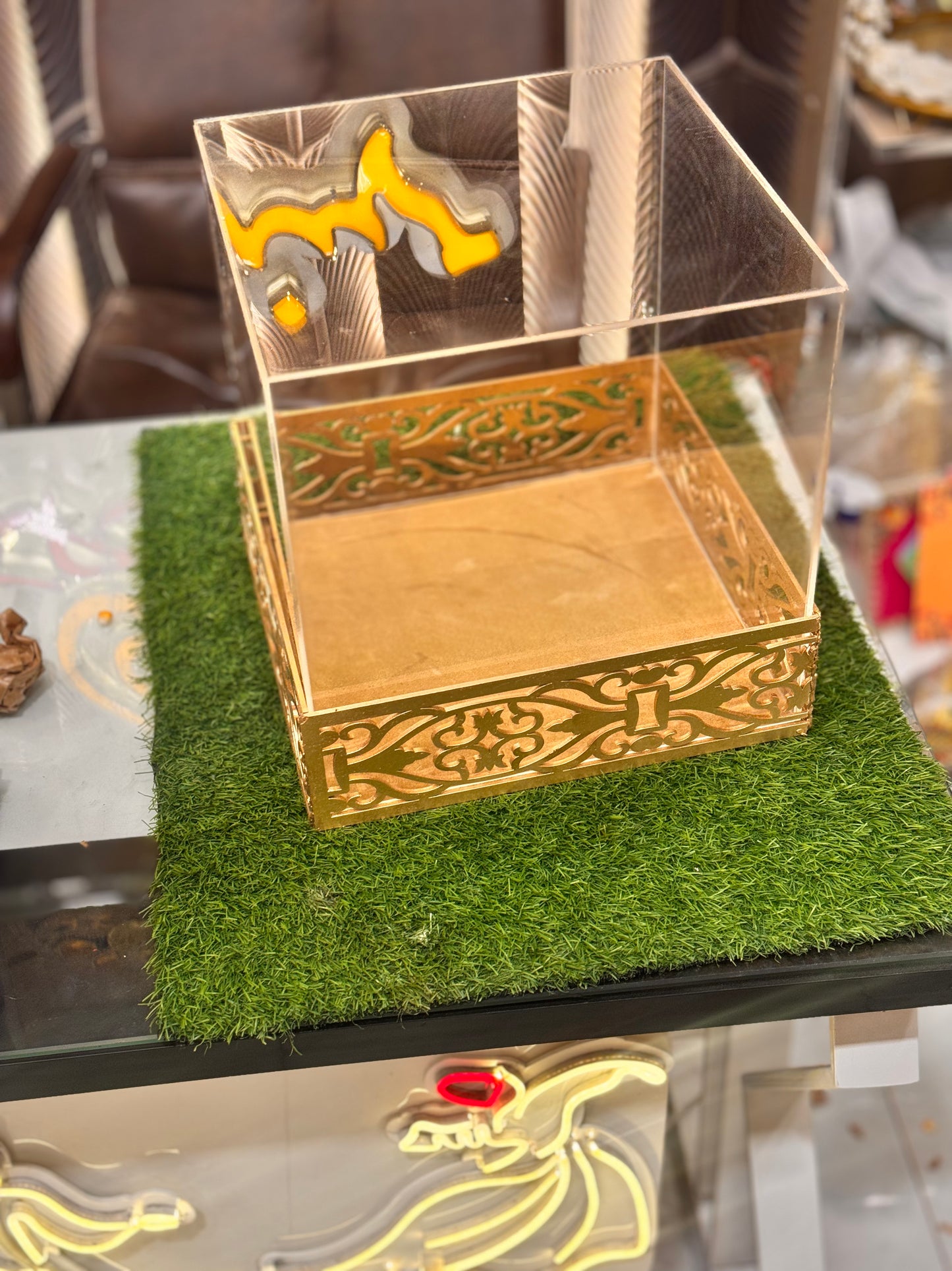 Acrylic Wooden Box