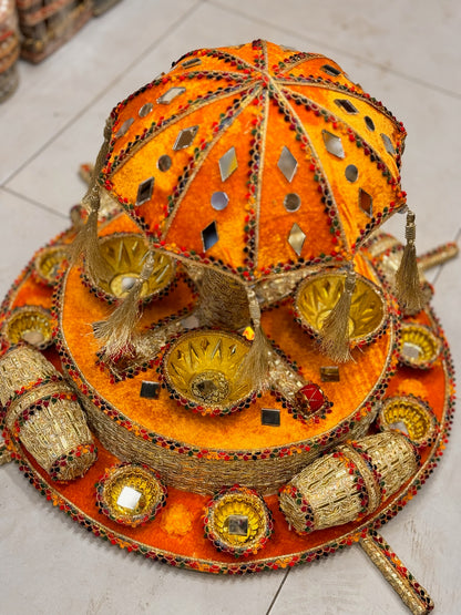 Velvet Step Umbrella Thaal Design 2