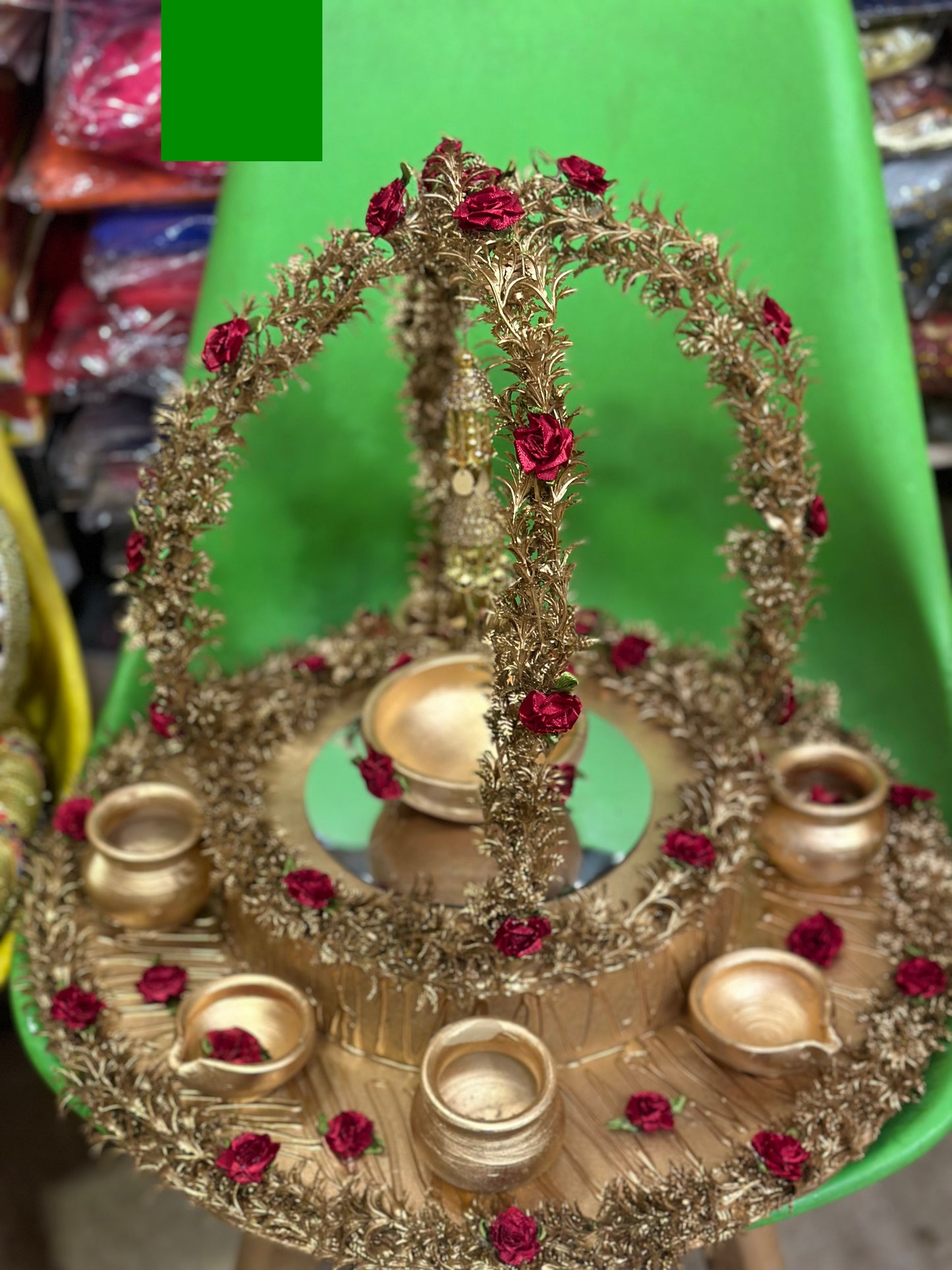 Gold Work Cage Thaal
