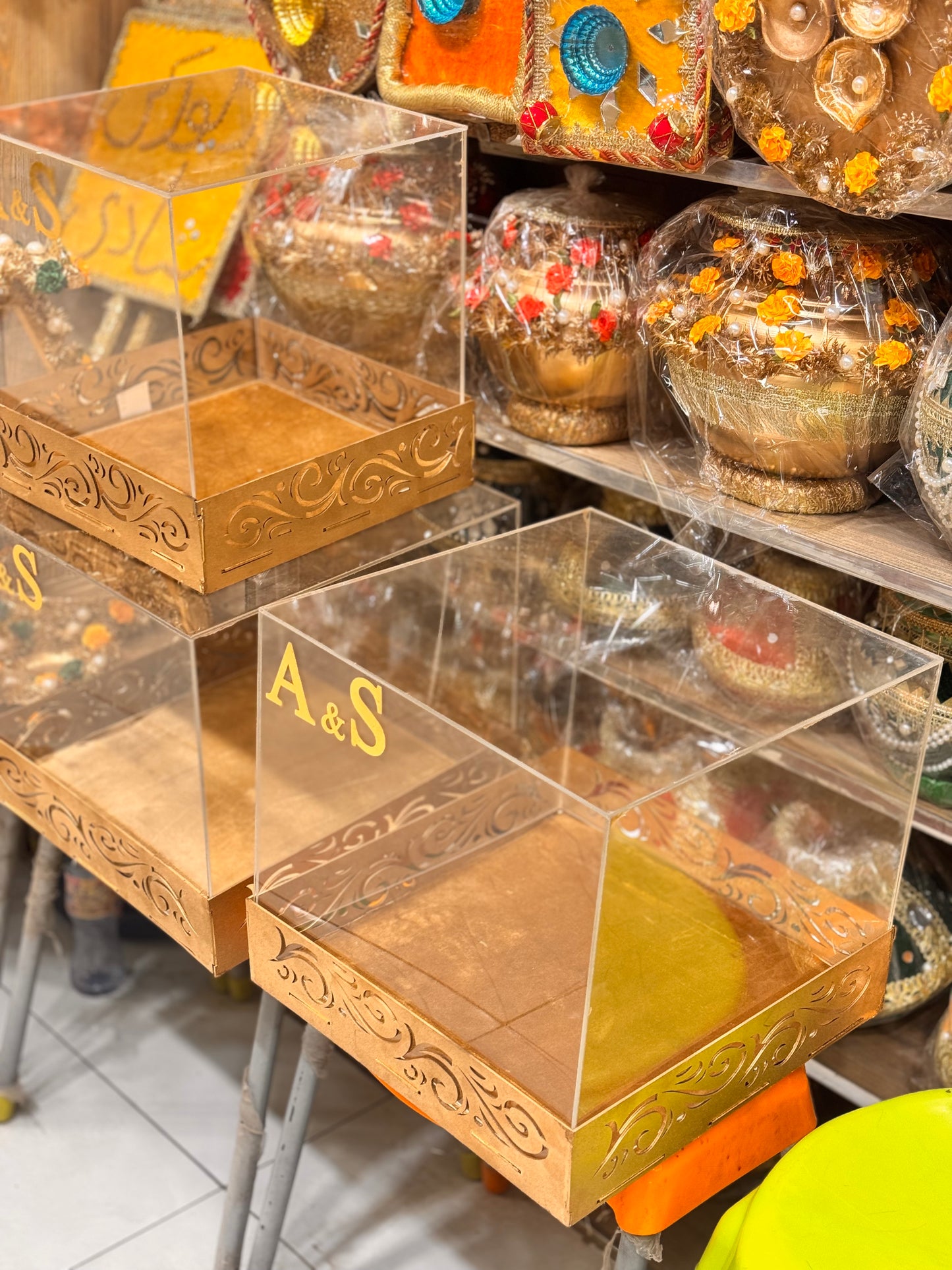 Acrylic Wooden Box