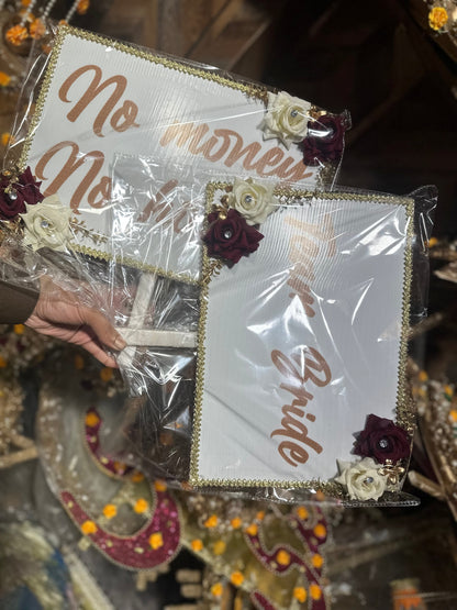 Wedding Mini Props with flowers