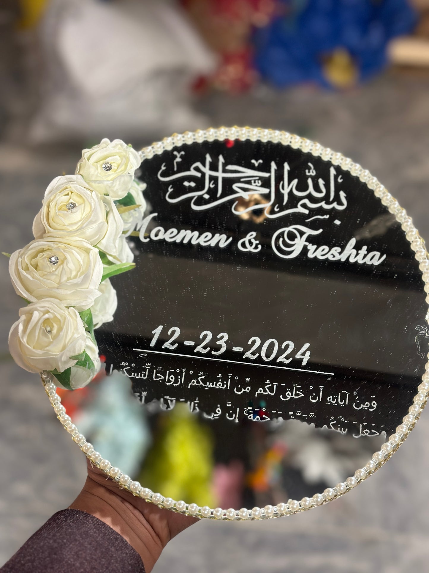 Mirror Writing Ring Tray