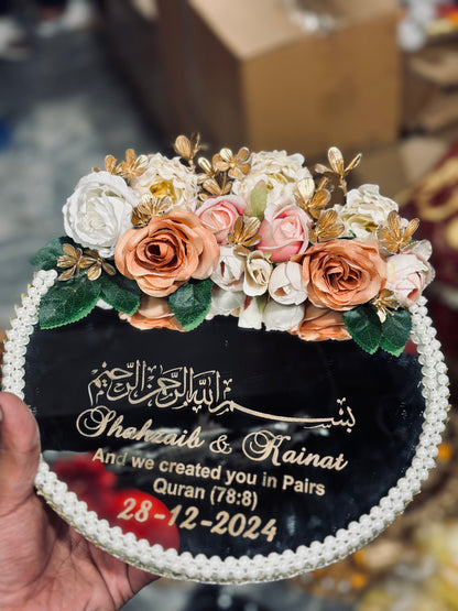 Mirror Writing Ring Tray
