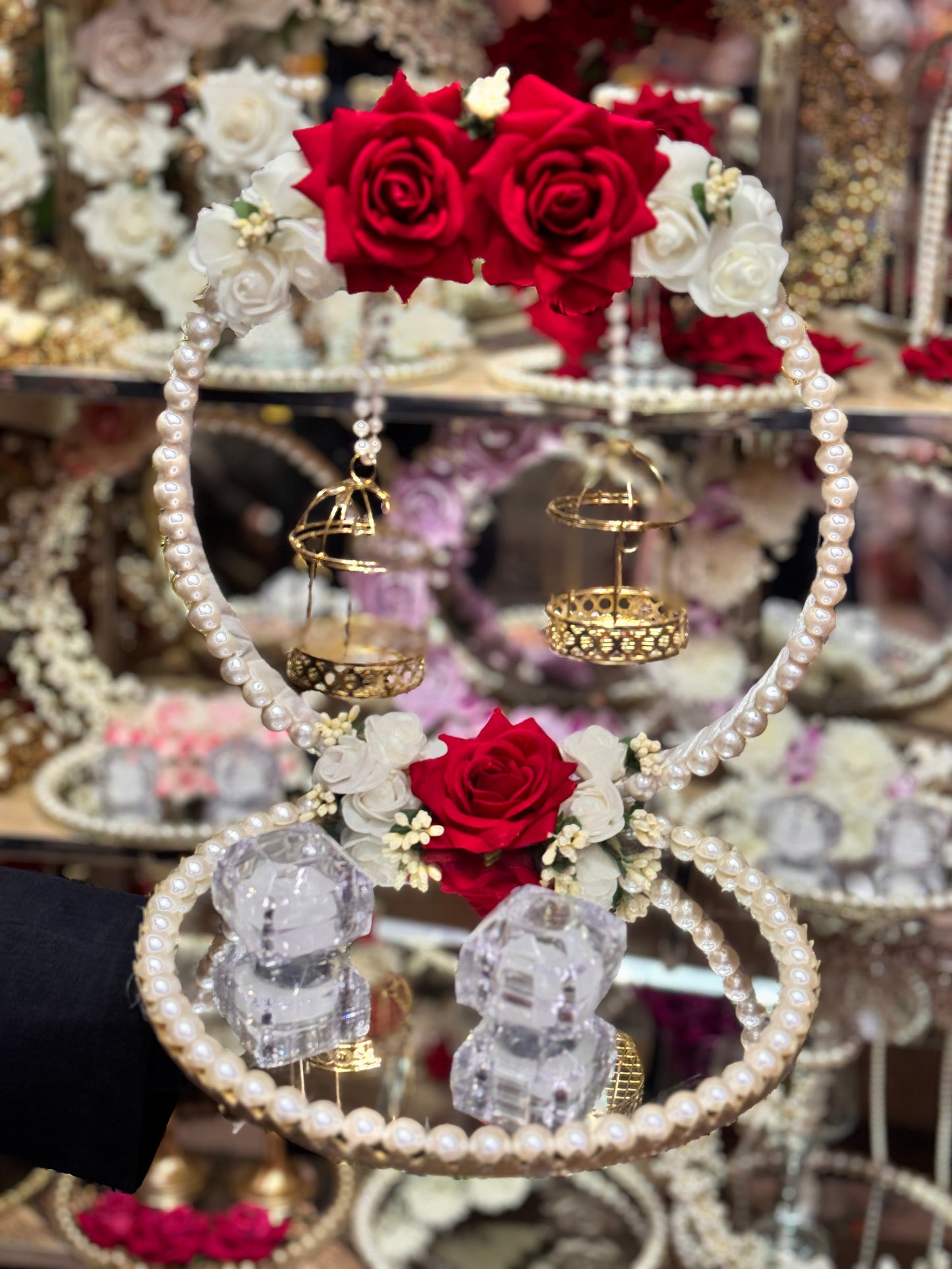 Mirror base Cage Design Ring Plate