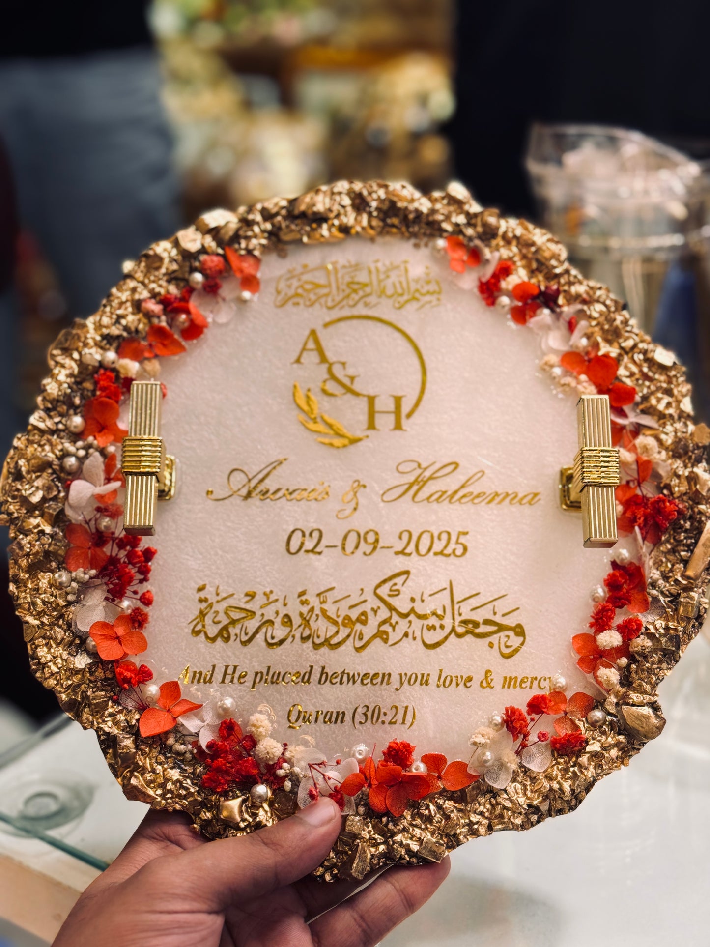 Resin Floral Tray